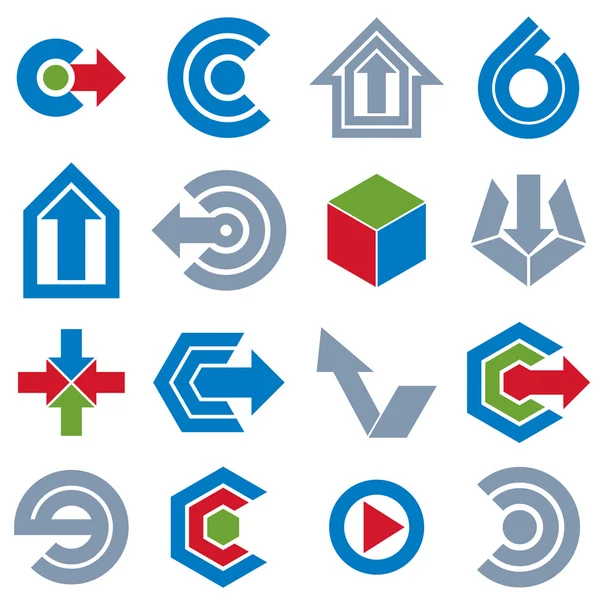 Vector abstracte icons set — Stockvector