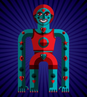  Idol yaratık illüstrasyon 