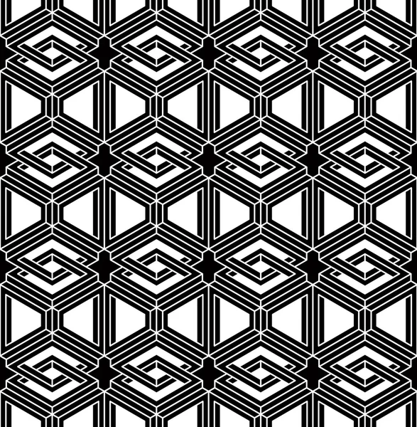 Patrón geométrico abstracto sin costura. — Archivo Imágenes Vectoriales