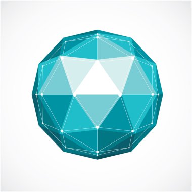 Soyut düşük Poli nesne 