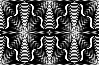 tek renkli hayali sonsuz desen