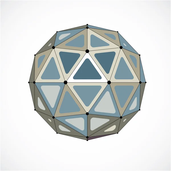 Filaire objet sphérique — Image vectorielle