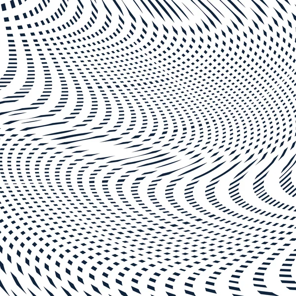 Geometrischer Moire-Hintergrund — Stockvektor