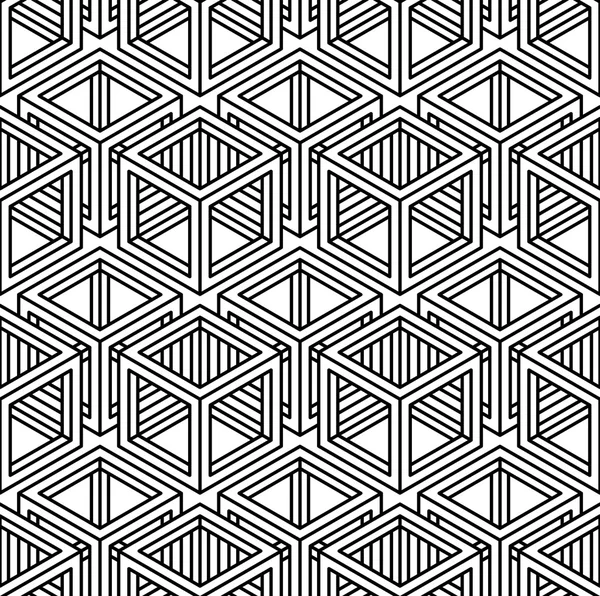 Contrast black and white  pattern — Stock Vector