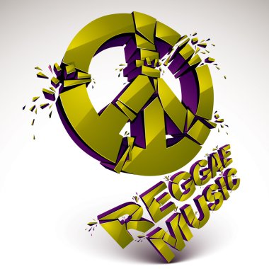 Reggae müzik barış işareti