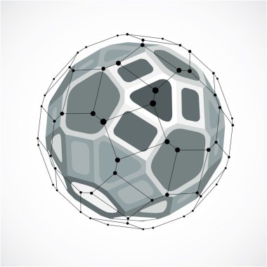 Tek renkli fütüristik topu 