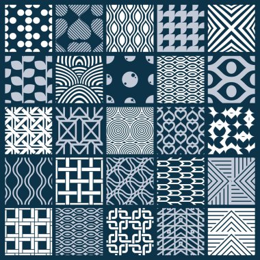 Tek renkli kesintisiz desenler collection 