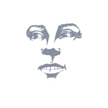 Olumlu duygusal ifadeleri ile kız