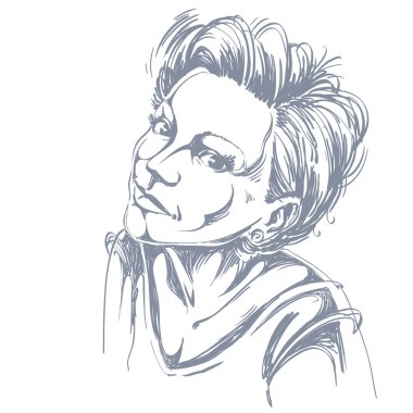 Narin romantik kadın