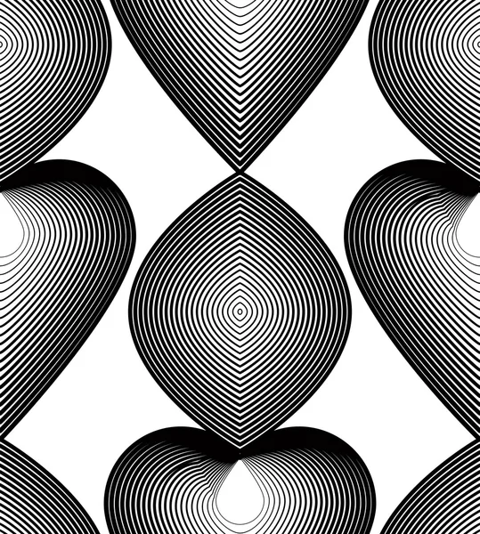 Dekoratív absztrakt háttér geometriai alakzatok — Stock Vector