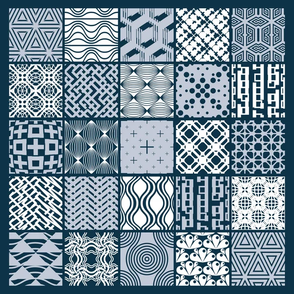 Коллекция графических декоративных плиток — стоковый вектор