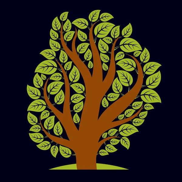 Ветвистое дерево — стоковый вектор