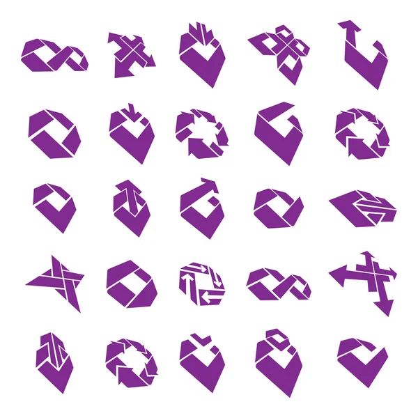Collection de symboles créatifs — Image vectorielle