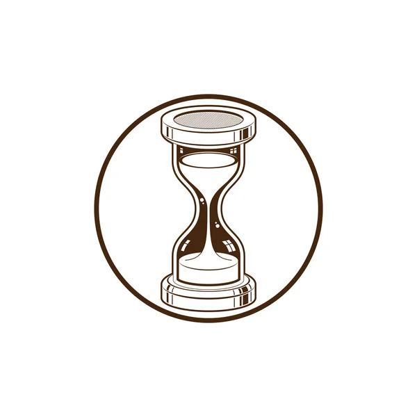 Icono de reloj de arena antiguo — Vector de stock