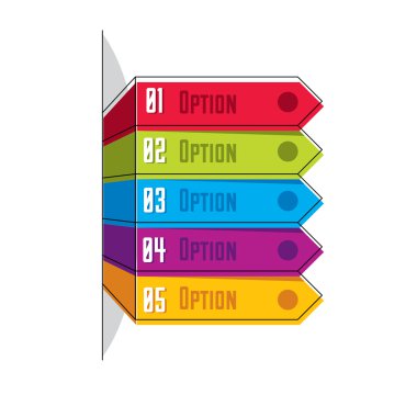 Yaratıcı infographics kavramı öğeleri