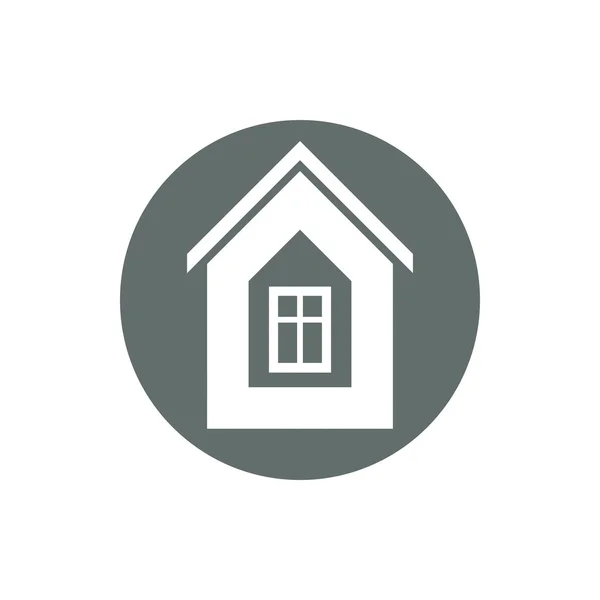 Real estate house icon — Stock Vector