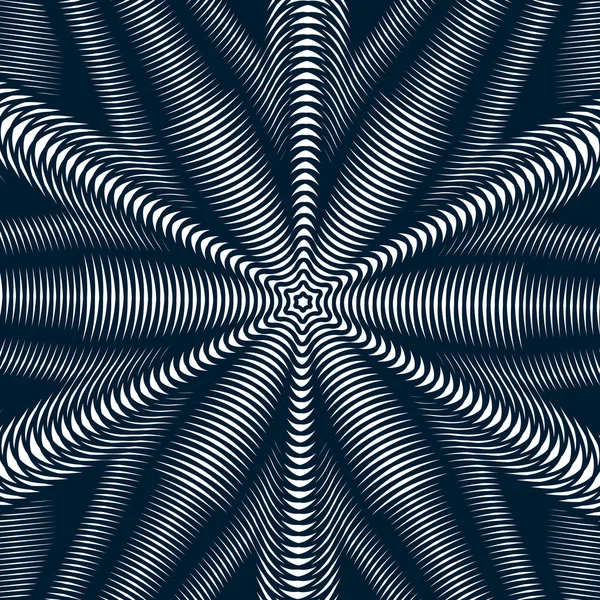 Hypnotiserende Moire-patroon — Stockvector