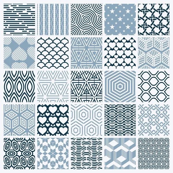 Colección de patrones geométricos — Vector de stock