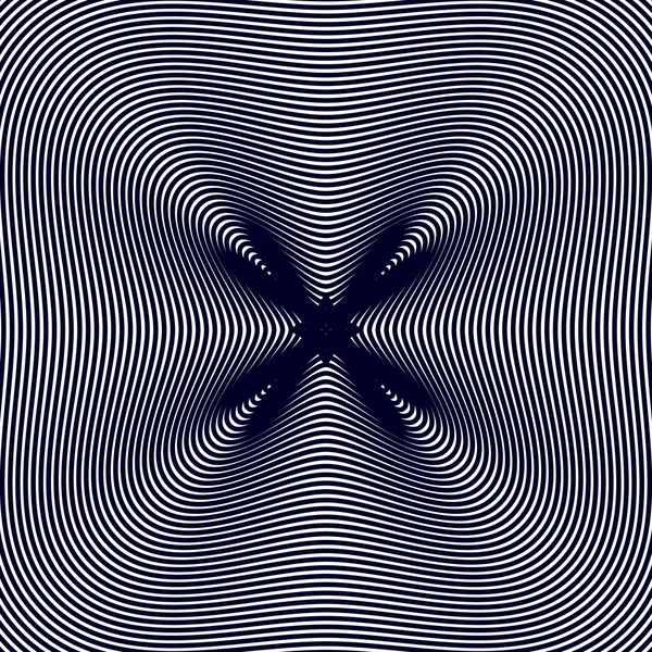 Moire hypnotique modèle — Image vectorielle