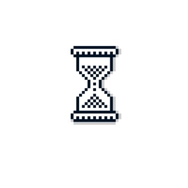 Piksel simgesi, 8 bit grafik öğesi. 