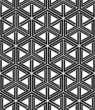 desen 3d geometrik figürler ile