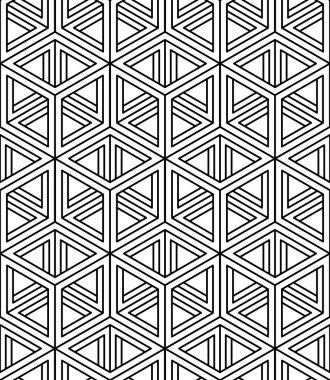 desen 3d geometrik figürler ile