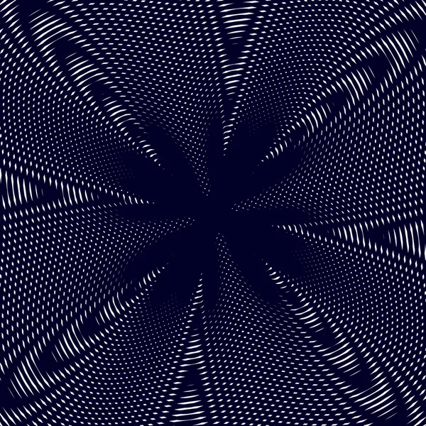 Hypnotiska Moire mönster — Stock vektor
