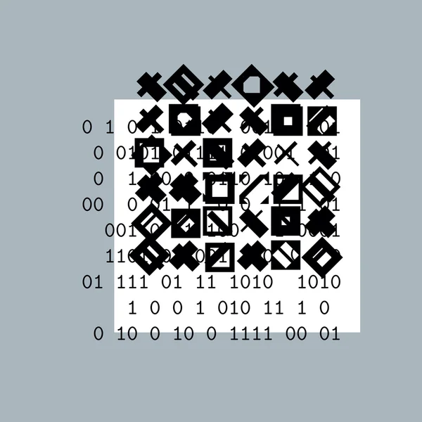 Ensemble de compositions géométriques — Image vectorielle