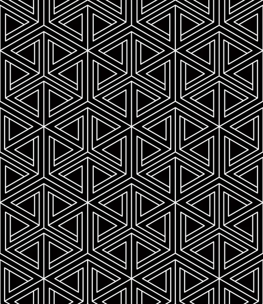 Шаблон с трехмерными геометрическими фигурами — стоковый вектор
