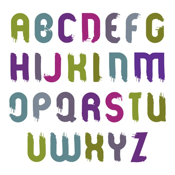 Alphabet capital letters set — Stock Vector