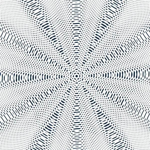 Patrón hipnótico de Moire — Archivo Imágenes Vectoriales