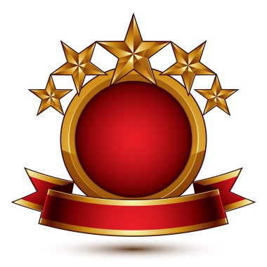 yuvarlak öğeyle göz alıcı kırmızı dolgu