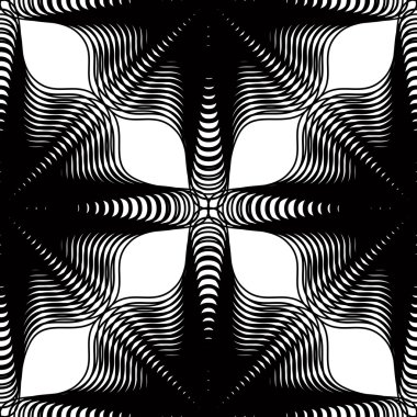 siyah grafik çizgiler ile desen