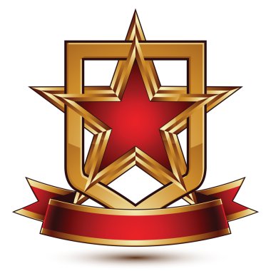 3D vektör klasik kraliyet sembolü