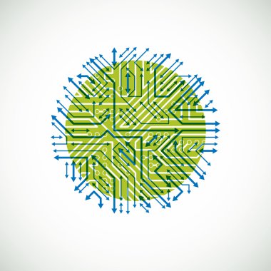  soyut teknoloji illüstrasyon