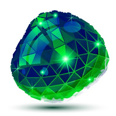 Plastic grain dimensional object 