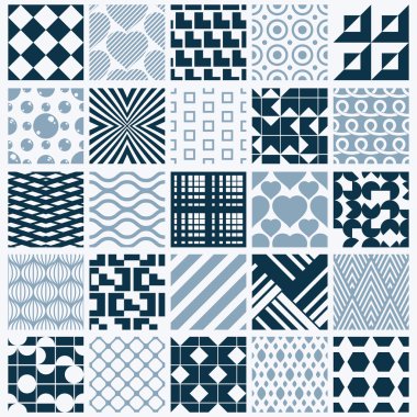 abstract seamless compositions clipart
