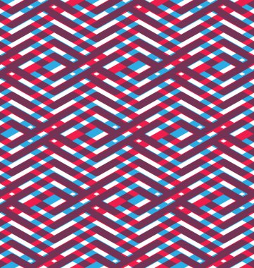 Paralel iç içe hatlarla kesintisiz desen