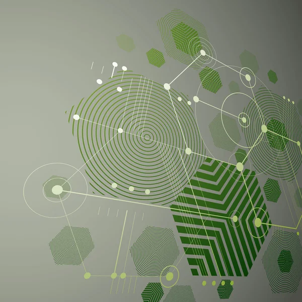 Bauhaus soyut yeşil arka plan 