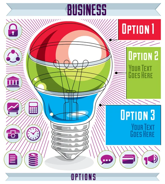 Kreativa infographics koncept — Stock vektor