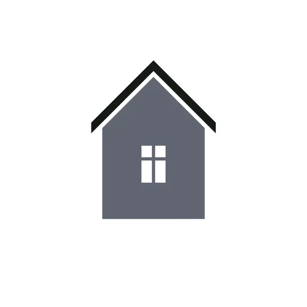Real estate simple business icon — Stock Vector