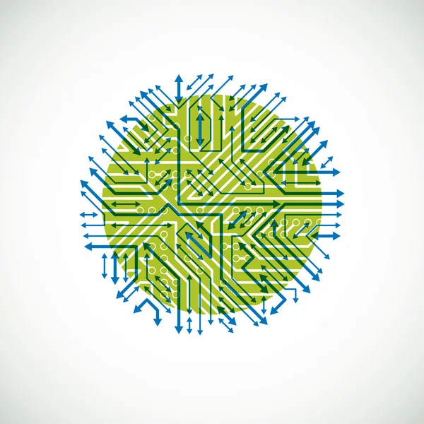  soyut teknoloji illüstrasyon