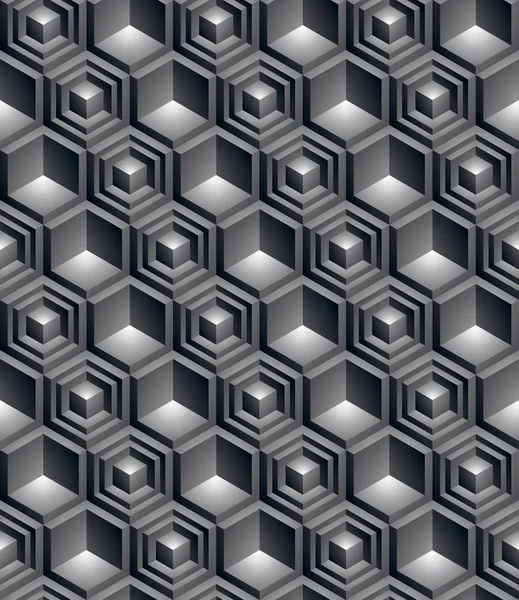 Modèle texturé abstrait monochrome — Image vectorielle