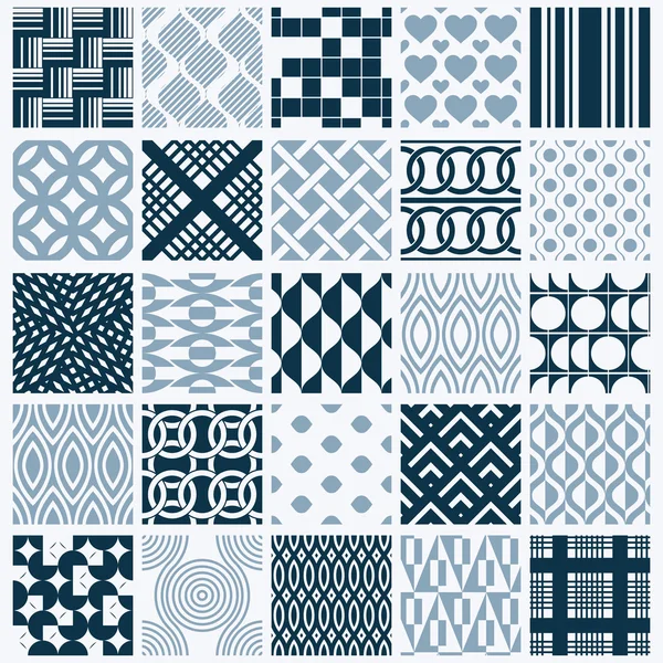 Graphic ornamental tiles collection — Stock Vector