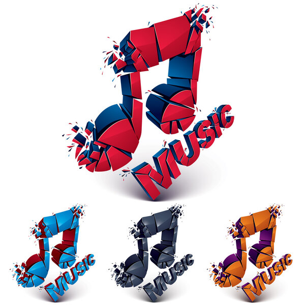 Коллекция музыкальных нот 3-го уровня
