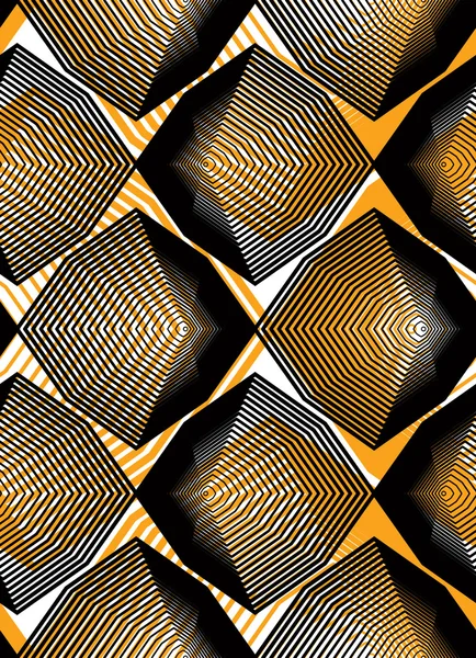 기하학적 다채로운 stripy 오버레이 패턴 — 스톡 벡터