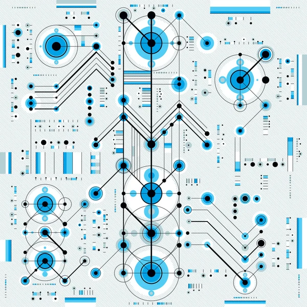 Partes geométricas del mecanismo . — Vector de stock