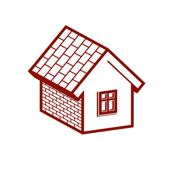 Abstract house icon — Stock Vector