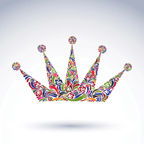 Цветущая корона — стоковый вектор