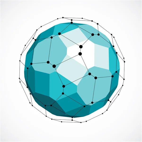 抽象的な 3 d カット図 — ストックベクタ